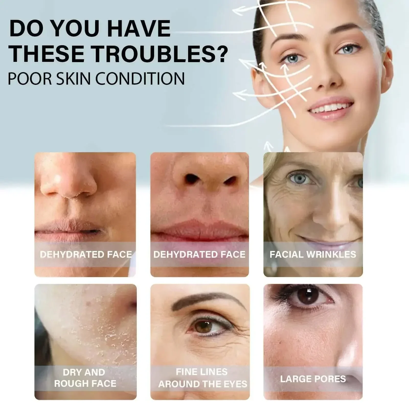 120PCS No Needle Gold Protein Line Absorbable Anti-wrinkle Face Filler Lift Firming Collagen Thread Anti-Aging Facial Serum