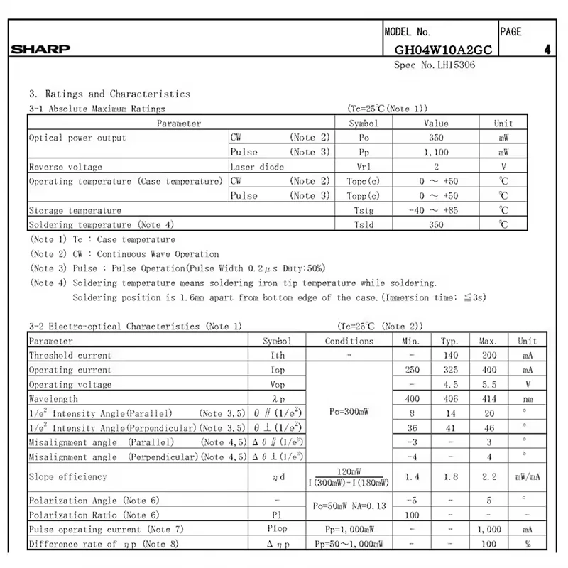 1 قطعة 40nm نبض 1 واط 1000 ميجا واط البنفسجي/الأزرق ليزر ديود CW 350 ميجا واط 5.6 مللي متر 2-pin