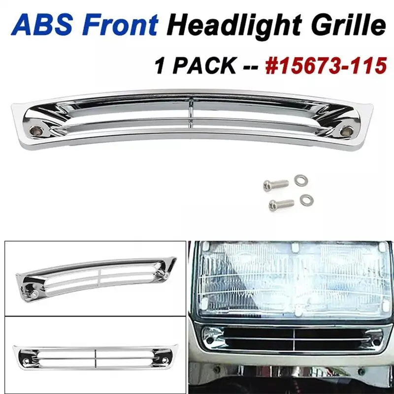 AU16-Motorcycle Front Lower Headlight Fairing Grille Trim Cover For Honda Goldwing GL1500 GL 1500 1988-2000