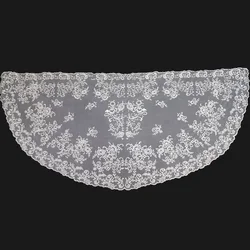 Large Size Half Round Classic Spanish Style Lace Mantilla Women Head Covering Catholic Church Veil