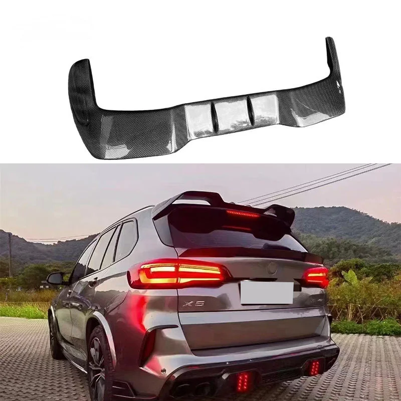 X5 G05 F95 X5M High Quality Carbon Fiber Roof Spoiler Rear Spoiler for  X5 G05 F95 X5M 2019+