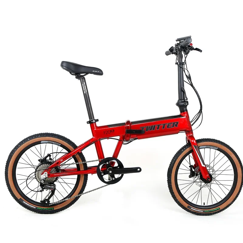 

TWITTER-Aluminum Alloy Folding Electric Bicycle, Hidden Circuit Lithium Battery, 20in, 36V, 13A, 250W, 48V, 10A, 350W