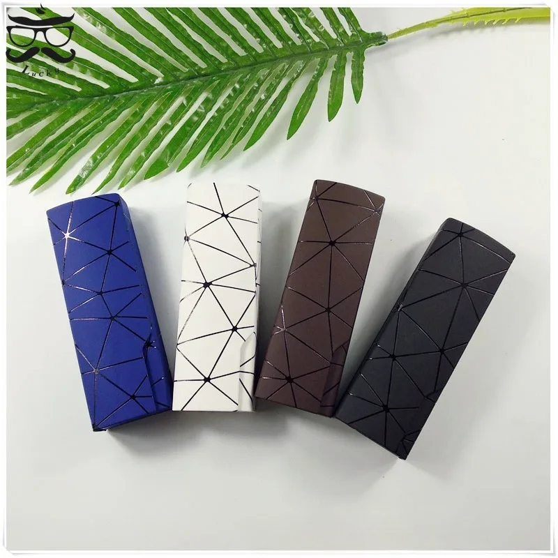 Fashion Glasses Case Classic Men Women Waterproof PU Pearlescent Reading Glasses Box Sunglasses Case Eyewear Protective Box