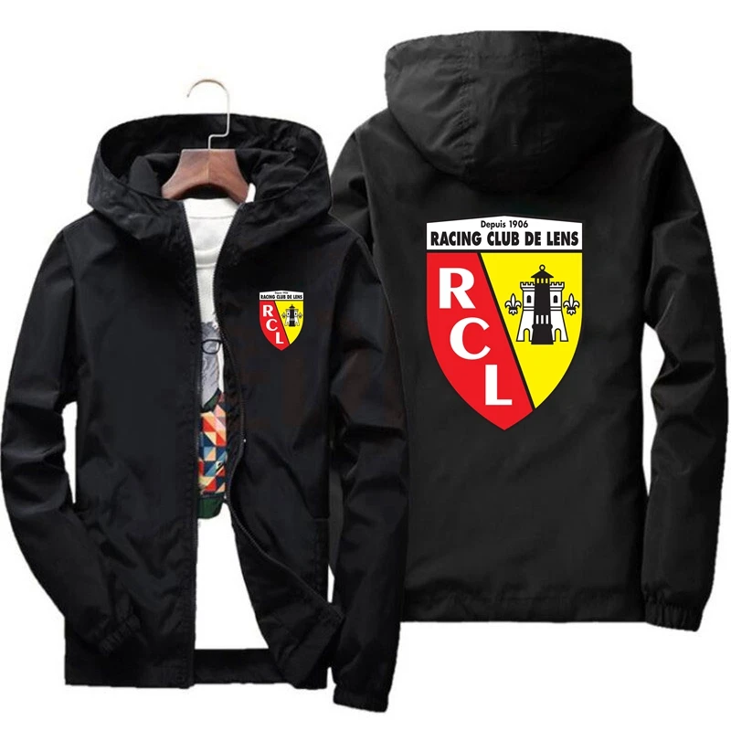 Windbreaker Harajuku Streetwear Euro Club Rc Lens hoodies Fashion Jacket Spring and Autumn Men Football Zipper jackets