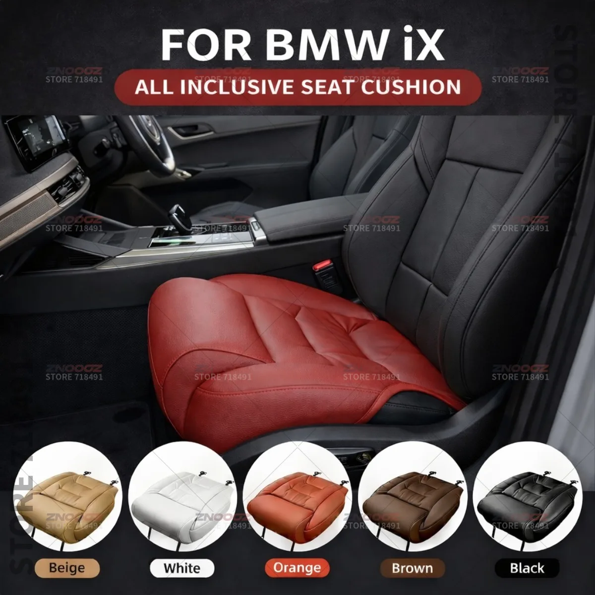 

Подушка-удлинитель для поддержки ног в сиденье BMW iX, накладка на сиденье из пены с эффектом памяти, аксессуары для интерьера