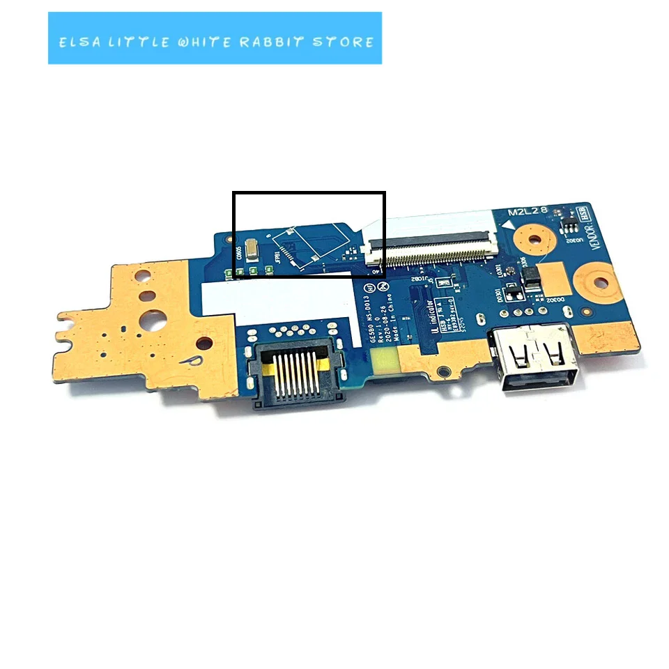FOR LENOVO ThinkPad E15 Gen 2 20TD 20TE USB WLAN POWER BUTTON BOARD 5C50Z44717 5C50Z44718 NS-D013