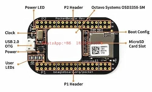 2026GOOD New Original Single Board Computer Accessories POCKETBEAGLE Cortex-A8 Pocket Beagle-OSD3358