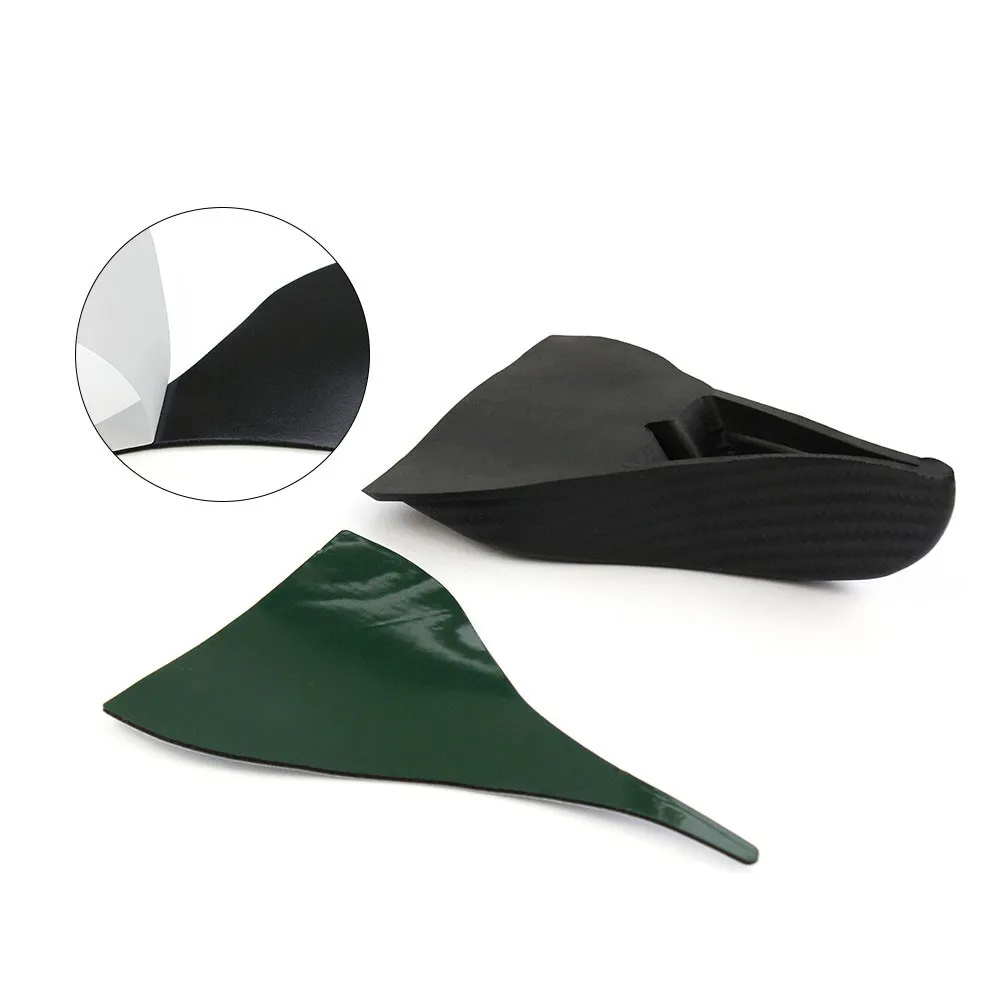 1Pcs/10Pcs Car Roof Shark Fins Spoiler, Carbon Fiber Universal Shark Fin Diffuser Vortex Generator Exterior Antenna Decoration