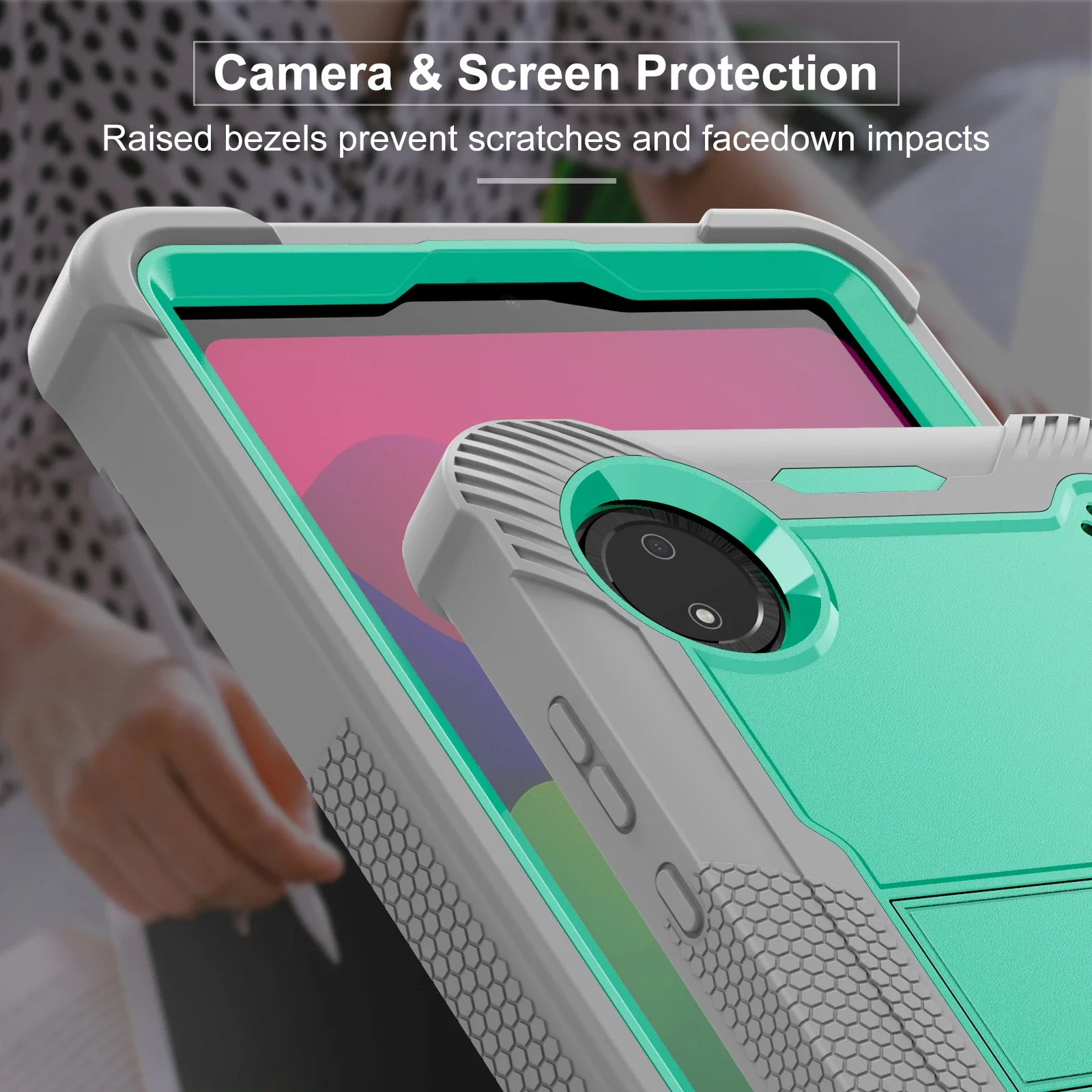 Case for Xiaomi Redmi Pad SE 8.7 inch 2024 Heavy Duty Rugged Shockproof Tablet Cover for Redmi Pad SE 8.7
