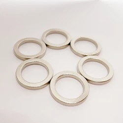 6PCS Diametrically Ring Magnet OD23xID17.2xT3.5mm Rare Earth NdFeB powerful Ring Magnets Corrosion Resistance Neodymium