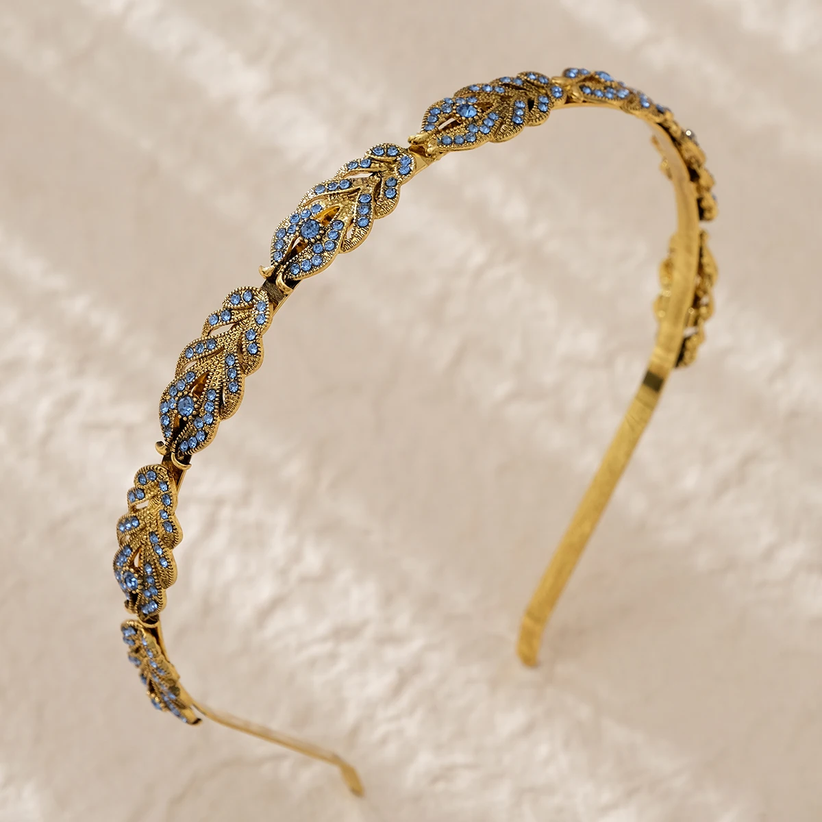 Crystal Rhinestone Headband Pearls Wave Hairband Women Birthday party Wedding Tiara Hair Accessories Crown Headband New style