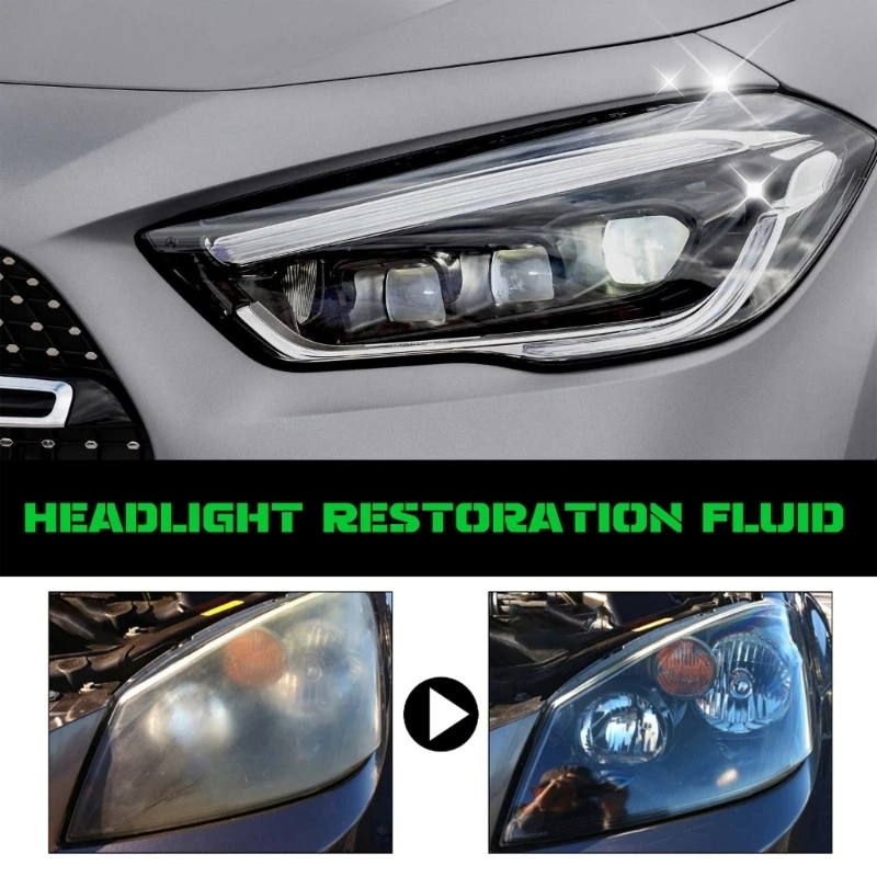 57BA Advanced Headlight Restoration with Layer Easy to Apply Headlight Refinishing for Cars & Motorcycles