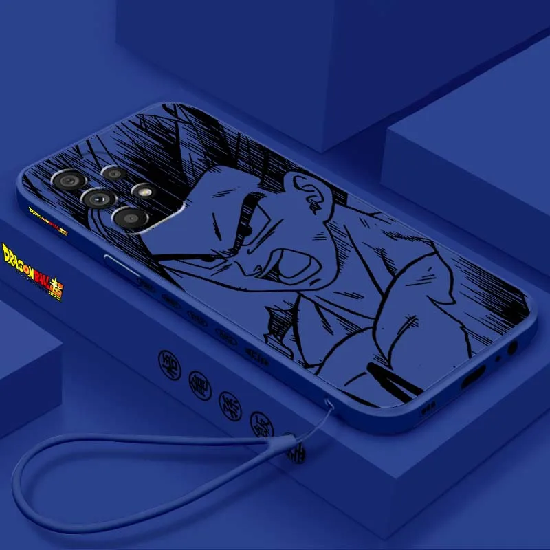 

Cartoon Male Character Face Phone Case For Samsung Note 20 A17 A07 A36 A56 A73 A72 A71 A55 A54 A53 A52 A51 Liquid Left Rope