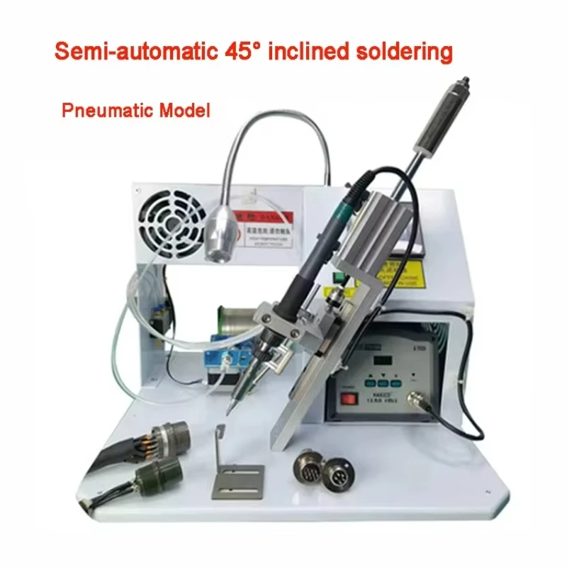 

XXZ-013 Soldering Machine Foot Operated USB Cable Circuit Board Aviation Plug Pneumatic Fully Automatic Soldering Machine