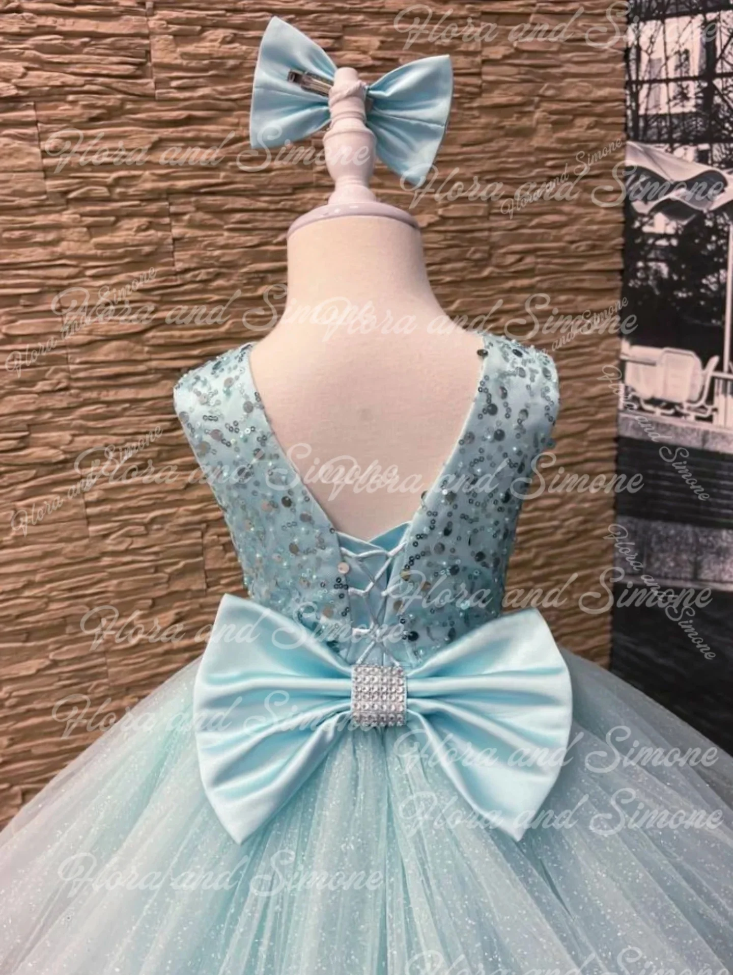 Vestido de chiffon personalizado com lantejoulas e lantejoulas para meninas, vestido de aniversário, performance de dança, festas, celebrações de feriados