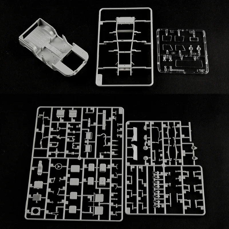 1/35 Trumpeter ประกอบรุ่น 02320 PLA ประเภท 63 107mm Rocket Laucher & BJ212 รถทหารพลาสติกขนาดชุด