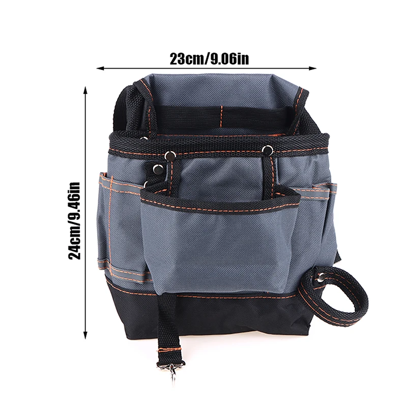 Oxford Cloth Belt Bag Maintenance Organizer Multi-pocket Waist Bag For Electrician Carpenter Hardware Multi-use Tool Bag 600D