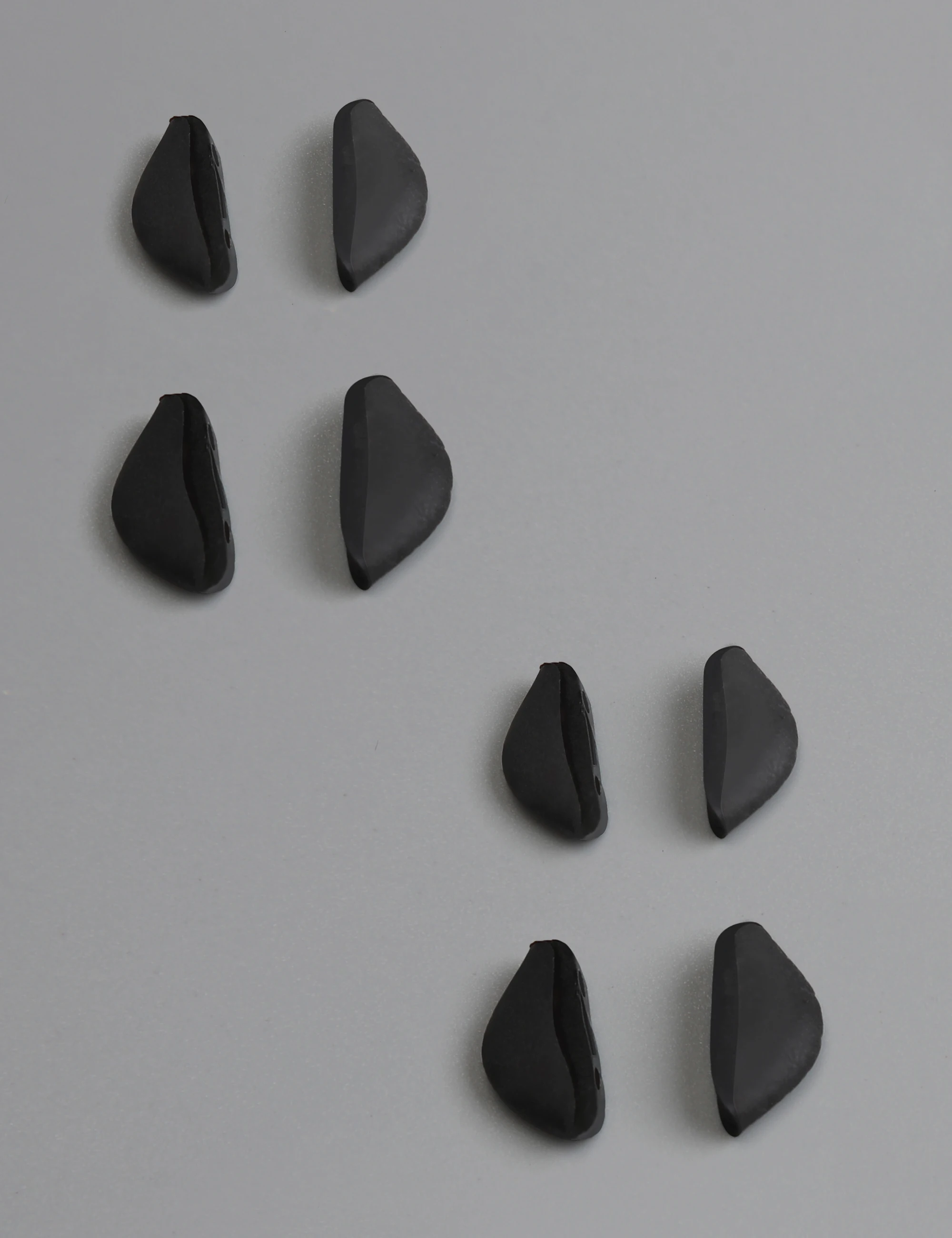 LOCKFIT Replacement Nosepads Silicone Rubber Nose Pieces for Oakley Madman OO6019, Badman OO6020, Badman Asian Fit OO6035 Frame
