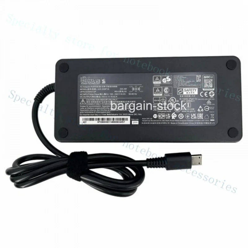 A+ 19.5V 330W AC Adapter Charger For MSI Vector 16 HX A14VHG-278US Power Supply