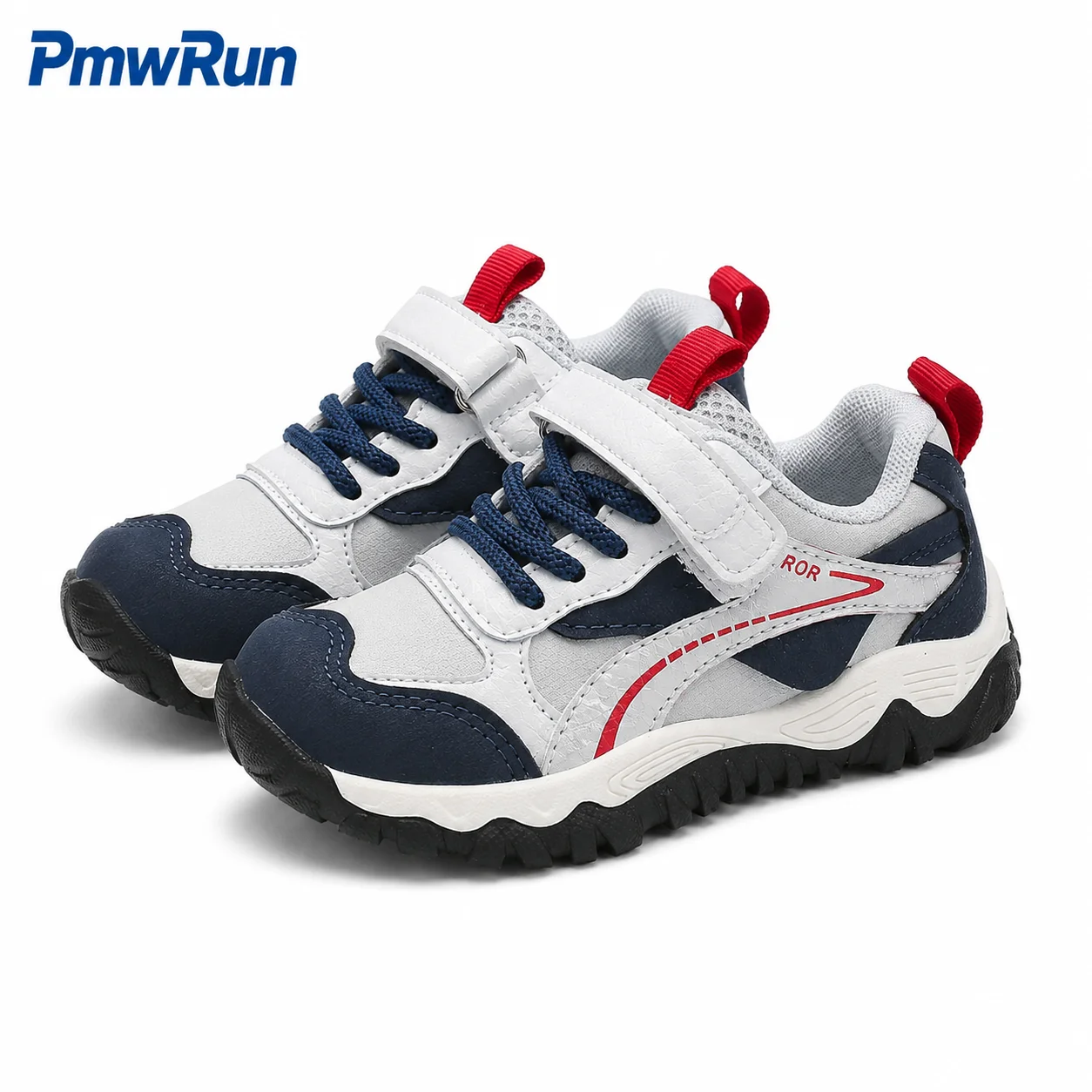 Trend Fashion Autumn Sport Shoes For Children PU Leather Waterproof Teenager Kid's Sneakers Anti-slippery Outdoor Running Shoes