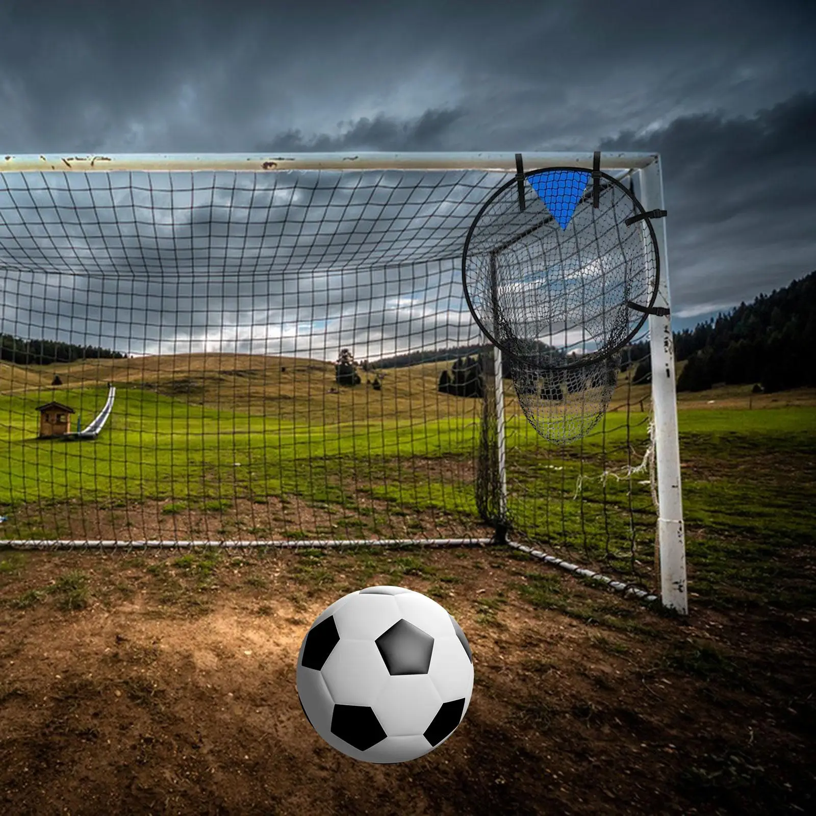 

Football Training Net, Soccer Goal Target Nets, Soccer Target Attachment Zone, Soccer Top Bins, Adjustable Straps