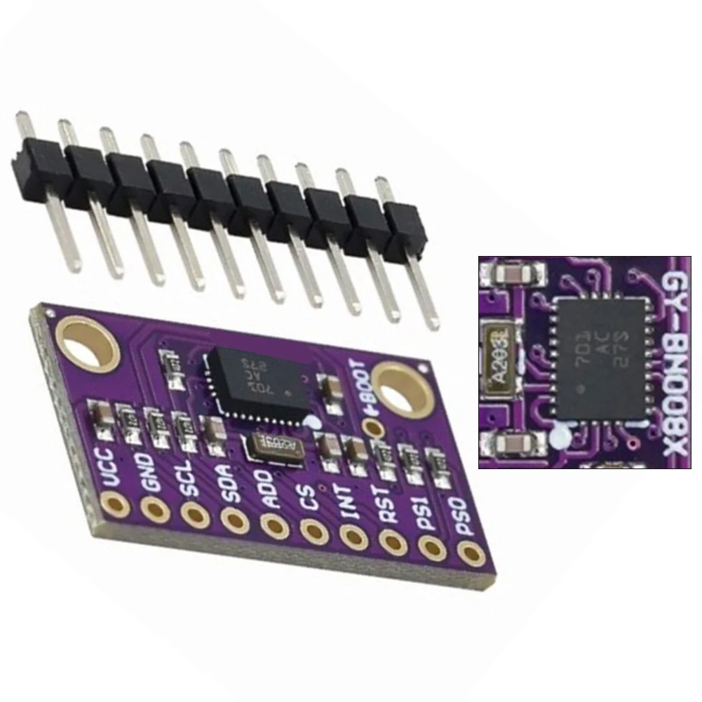 Battery Powered Motion Tracking Sensor 25.8*15.5mm 9DOF Sensor Module Compact IoT Device Efficient Battery Life