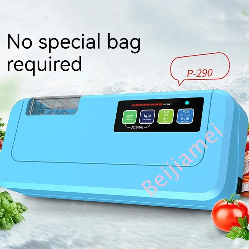 Household Vacuum Sealer Professional Commercial Food Sealing Machine Wet and Dry Sealing Plastic/Kraft Paper Bags Ordinary Bag