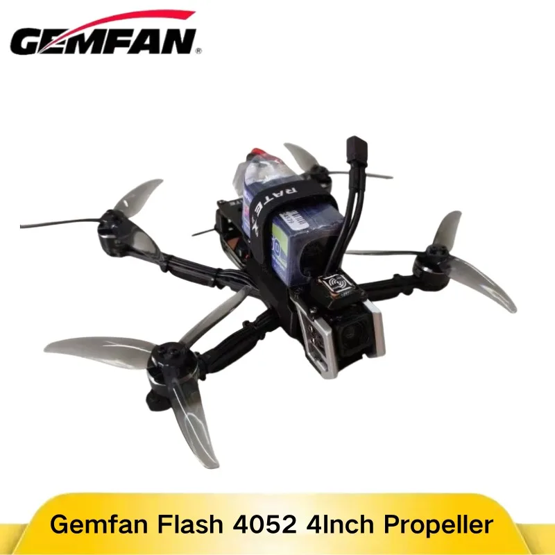 

Пропеллеры Gemfan 4052 4.0x5.2 3-лопастные из поликарбоната CW/CCW для FPV RC дронов и квадрокоптеров, 2 пары, аксессуары для мини-моторов