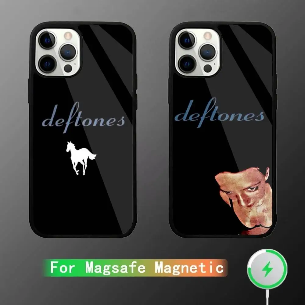 Band D-Deftones Phone Case  For iPhone 17,16,15,14,13,12,11,Pro,Max,Plus,Mini,SE4,E Magnetic Magsafe Wireless Charging