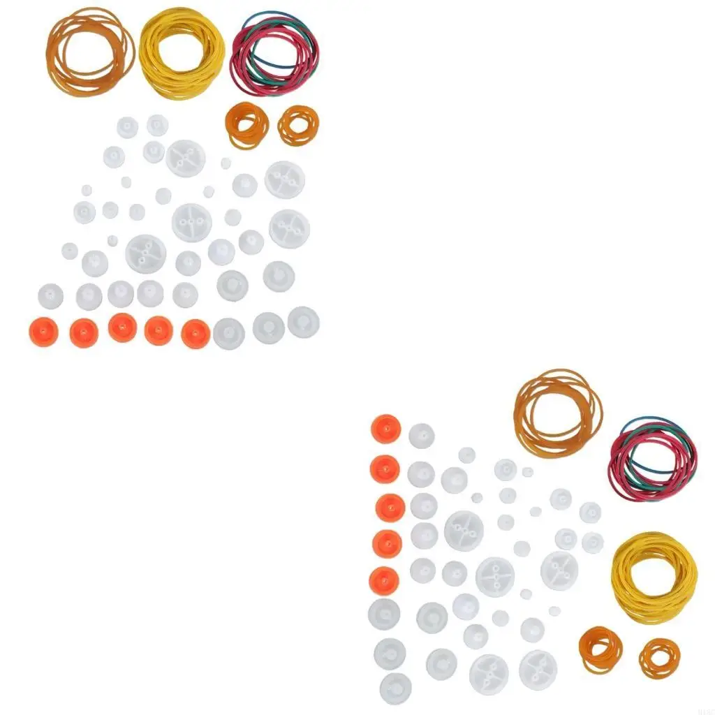 

Transmission Belt Pulley Rubber Combination Set Essential for 3D Printing Parts