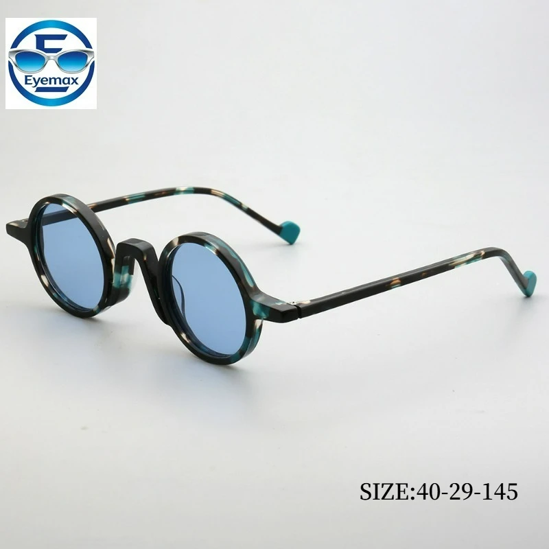

Vintage Round Tortoiseshell Sunglasses Men Women Retro Small Circle Sun Glasses UV400 Protection Fashion Eyewear Size 40‑29‑145