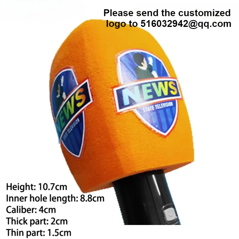 AOSHEN Square Microphone Foam Making Your Brand Logo Cover Windscreen Custom Your LOGO Espumas Para Micrófono Personalizadas