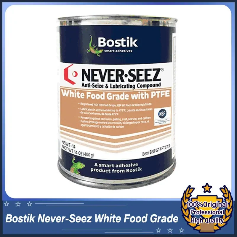 Bostik Never-Seez White Food Grade 14oz زيوت التشحيم لحماية الأجزاء المعدنية