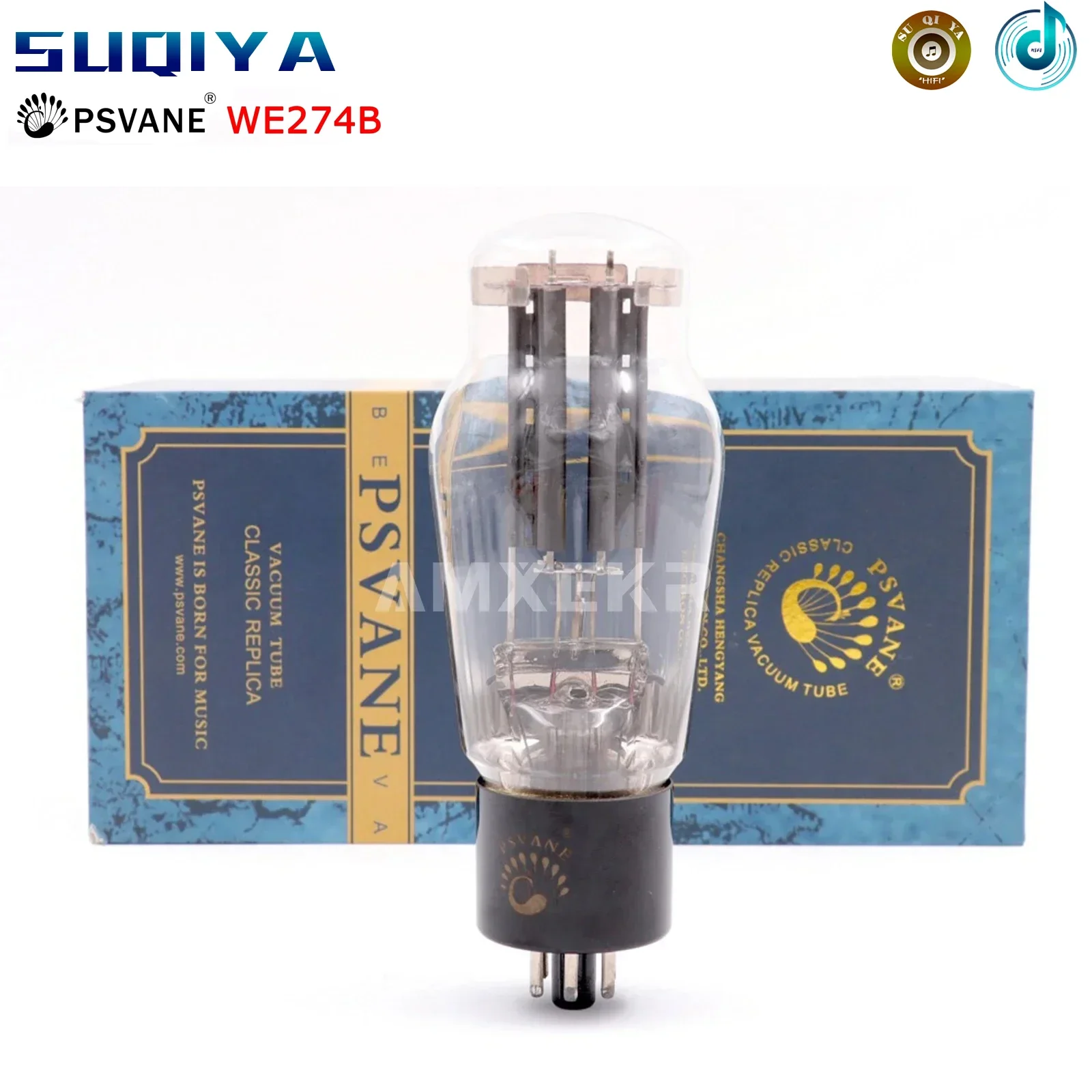 

PSVANE WE274B Vacuum Tube Rectifier Tube 1:1 Replica Western Electric 274B Replace GZ34 5U4G 5AR4 for Hifi Amplifier Audio