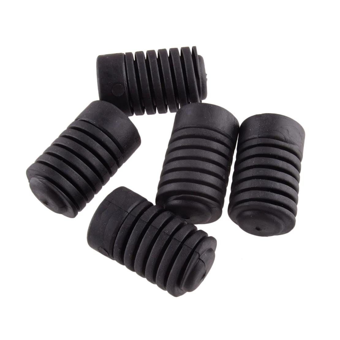 

5 шт., черные резиновые пробки для бампера автомобиля