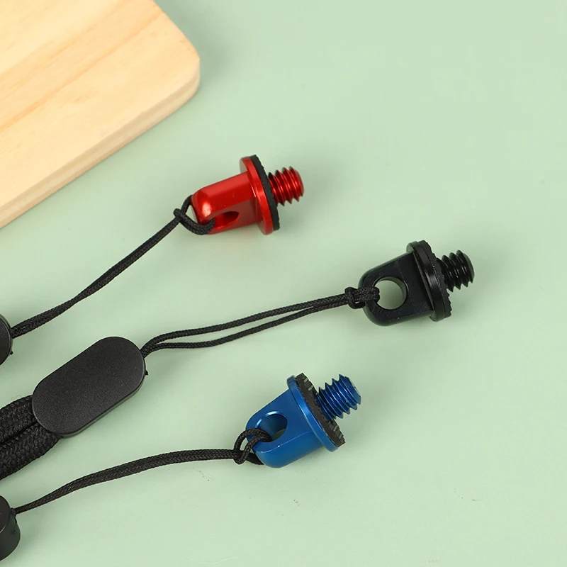 1/4 بوصة مقبض الكاميرا المسمار 1/4 "D حلقة محول مع قابل للتعديل اليد معصمه الحبل حزام الرافعة ل ترايبود استوديو الصور