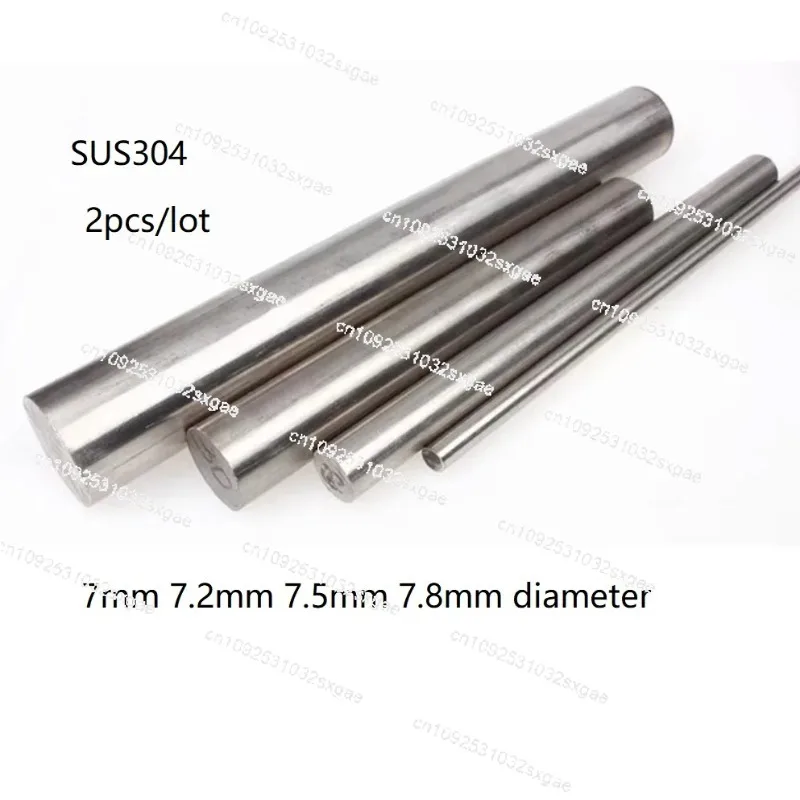 7 مللي متر 7.2 مللي متر 7.5 مللي متر 7.8 مللي متر قطر دائرة الضوء ss304 شريط دائري 304 الفولاذ المقاوم للصدأ الصلبة قضيب مستدير SUS304 عصا الفولاذ المقاوم للصدأ