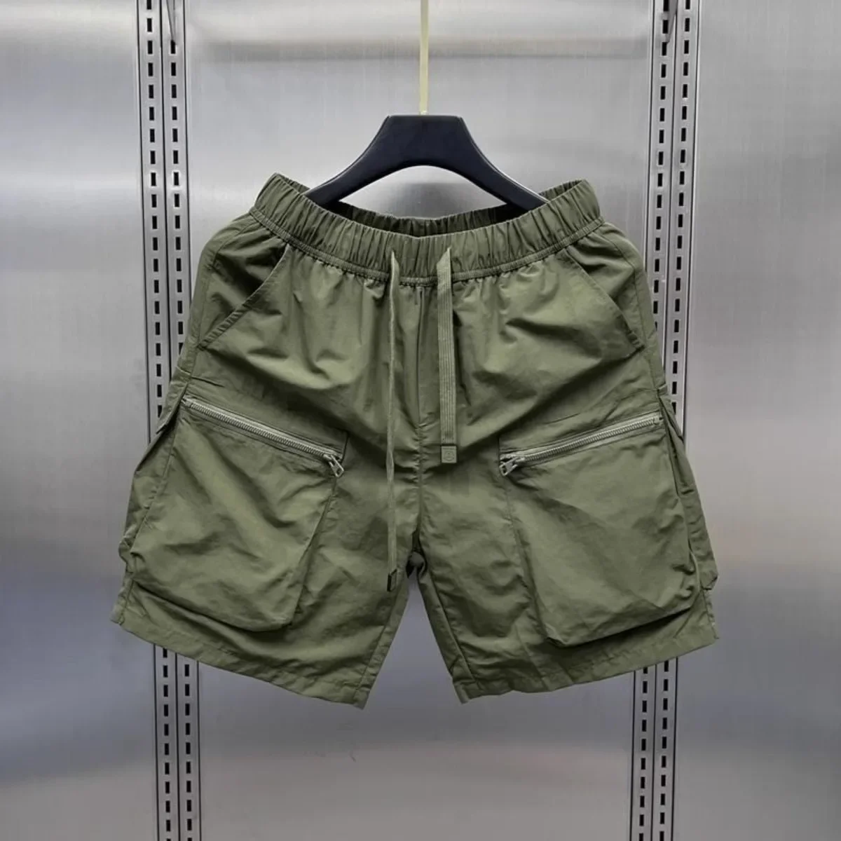 Retro Japanese Style Men's Workwear Shorts Summer Loose Casual Five-Quarter Pants Wear-Resistant Dirt-Resistant for Heavy Labor