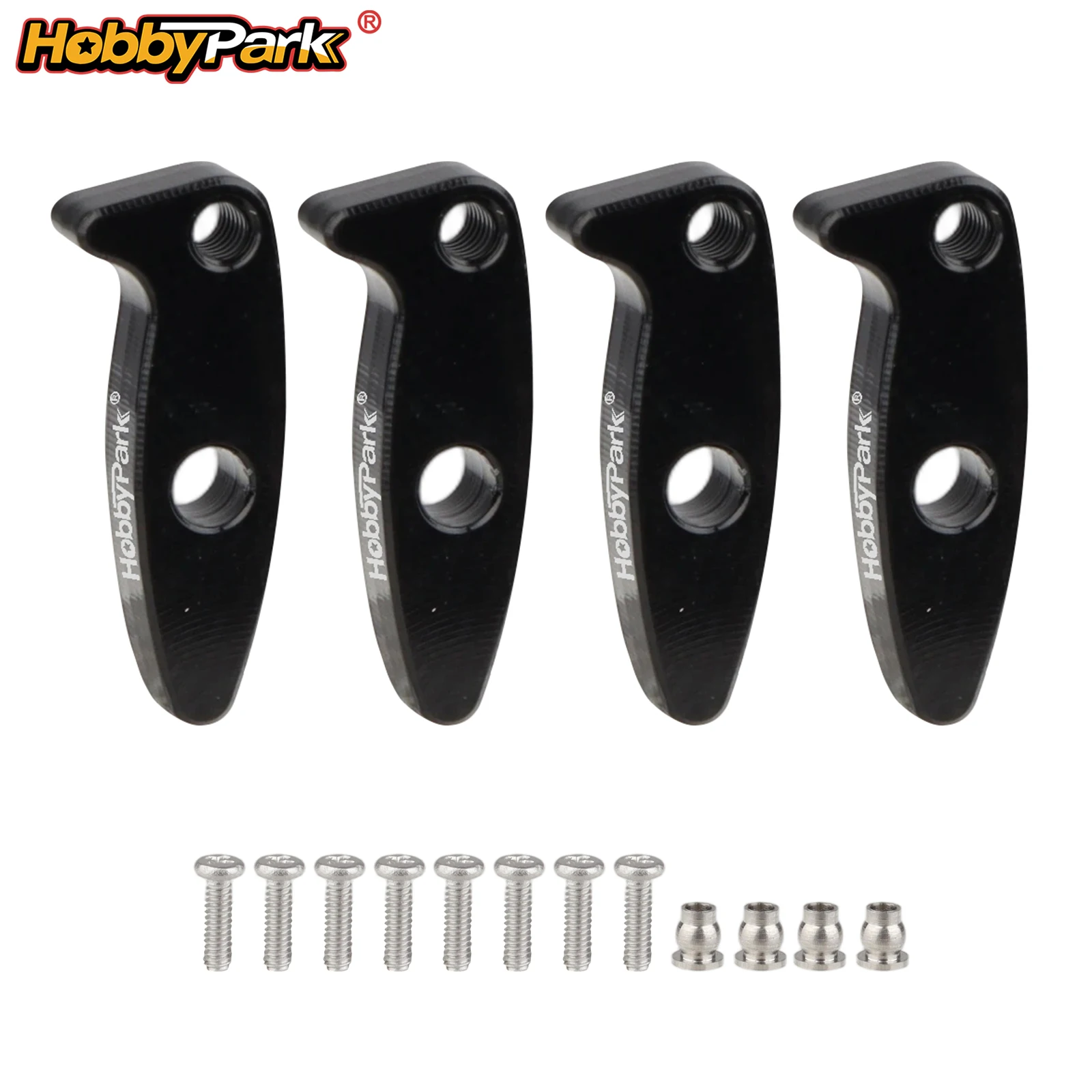 Hobbypark Aluminium-Federungsgelenkblätter für Axial SCX30 1/30 RC Crawler Upgrade-Teile, hohe Beweglichkeit, verbesserte Bodenfreiheit