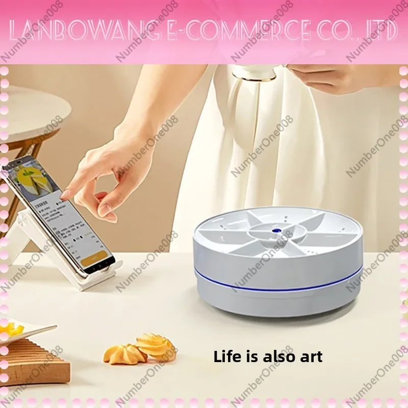Cordless Dishwasher Mini Fruit Vegetable Washer, Sink Integrated Countertop Portable Dishwasher for Home