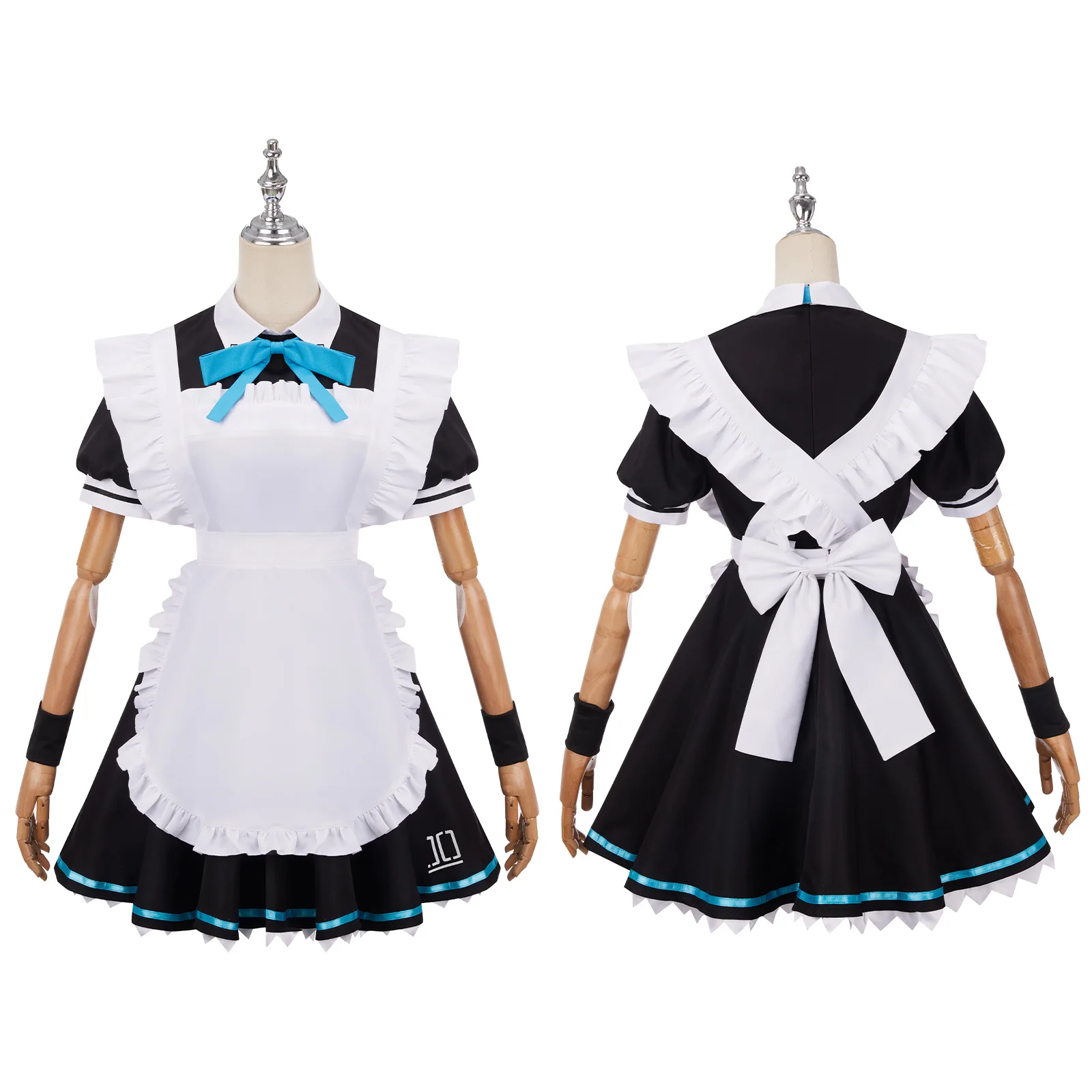 Disfraz de Tenndou Arisu Maid de Game Blue Archive para mujer, uniforme, delantal, traje de fiesta de Halloween, traje de juego de rol