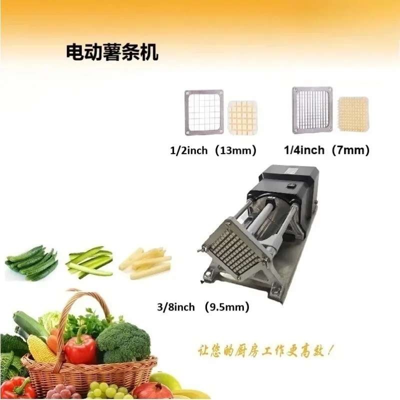 Fruit cutting machine, automatic potato cutting machine, electric French fries machine
