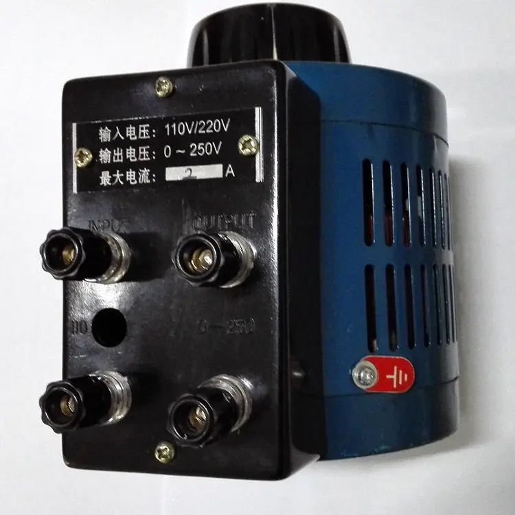 0-250V 0.5KVA single-phase voltage regulator 220V input 0-250V output