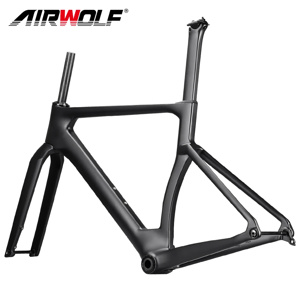 إطار دراجة طريق T1200 من ألياف - مراجعة Carbon Fiber Road Bike Frame Aero وسعره