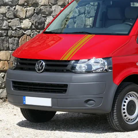 Car Hood Stickers For Volkswagen VW Transporter T6 T5 Caravelle Multivan Camper Van Bonnet Styling Vinyl Decals Accessories 8 best sales vw multivan accessories - №3