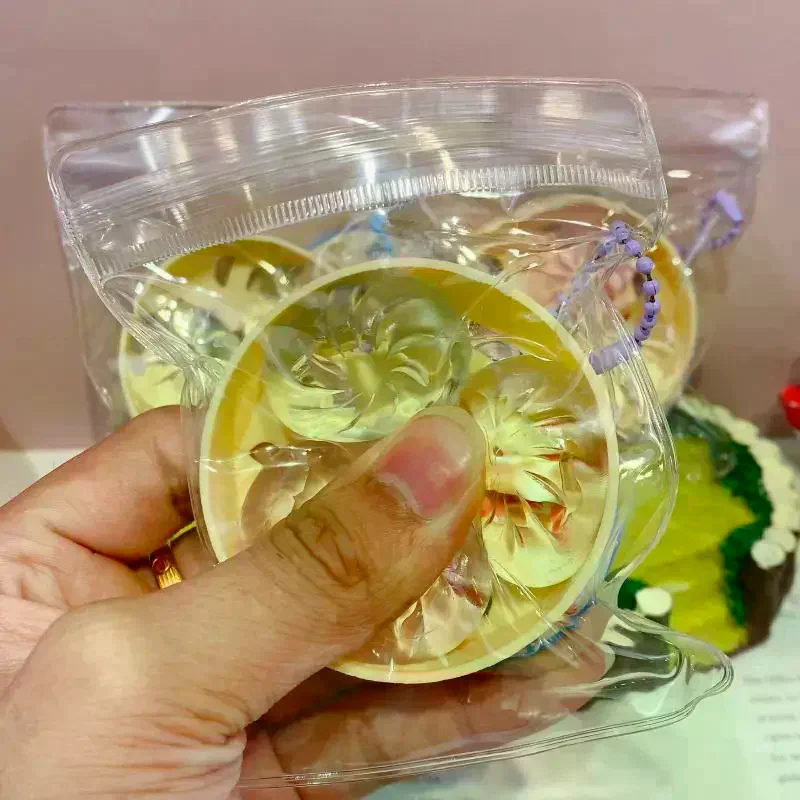 /Cna/Mini Dumplings with Steamer Bun Squeeze Toy Crystal Stress Relief Fidget Sensory Toy Party Favors Gift 1/3Pcs