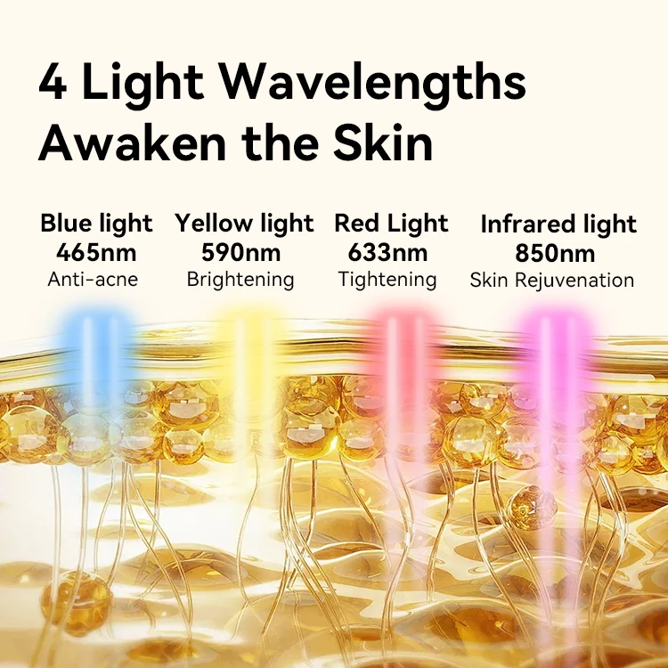 Smart Library Draagbare 42W Grote Energie Collageen Boost Anti Aging Schoonheidsapparaat LED Masker Foton Theray Apparatuur