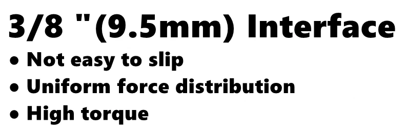 10–19 mm verstellbarer Universal-Steckschlüssel – universelle Passform für standardmäßige metrische Schrauben und Muttern, kompatibel mit 3/8-3/4 Ratschenschlüssel – Detail 9
