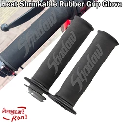 For Honda Steed Shadow 400 600 VLX400 VLX600 VT400C VT600C VT600 Motorcycle Universal Heat Grip Cover Non-slip Rubber Grip Glove