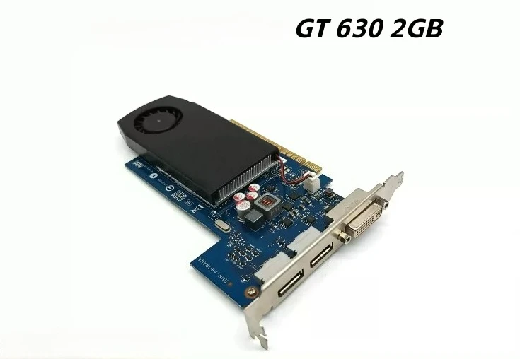 for NVIDIA GeForce GT630 2GB Dedicated Graphics Card Low Power GPU For Multi-screen Office Light Gaming PC Boot Display Card